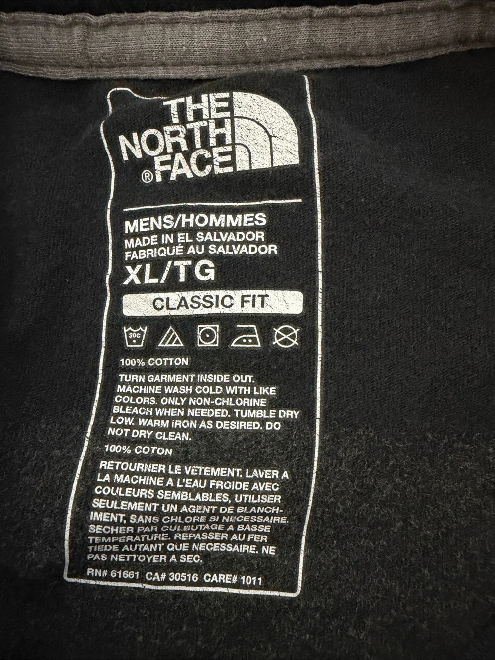 The North Face Men's Long Sleeve Crew - Black
